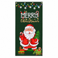 🎄 Décoration de porte de Noël – S'enfile en 30 secondes, 185 x 90 cm, 24 modèles en polyester épais