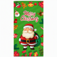 🎄 Décoration de porte de Noël – S'enfile en 30 secondes, 185 x 90 cm, 24 modèles en polyester épais