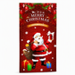🎄 Décoration de porte de Noël – S'enfile en 30 secondes, 185 x 90 cm, 24 modèles en polyester épais
