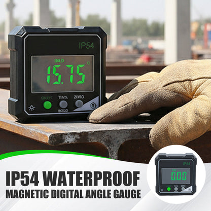 ⚡50% DE RÉDUCTION📐Inclinomètre goniomètre numérique magnétique IP54, écran LCD rétroéclairé, précis pour travaux ✨