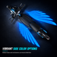 🔥⏰50% DE RÉDUCTION 🏍️ Feux projection ailes d’ange moto, lumière LED magique, effet visuel incroyable la nuit ✨