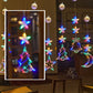 🔥⏰50% DE RÉDUCTION ❄️ Guirlande LED flocons de neige à ventouses, 🎅déco fenêtre Noël sans perçage, lumière festive ✨