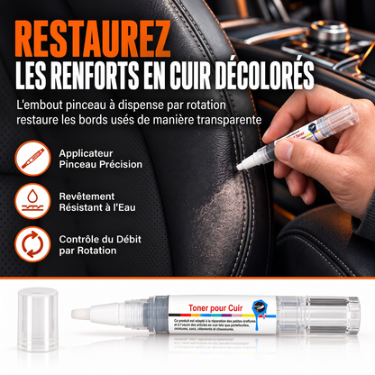 🔥⏰50% DE RÉDUCTION 🧴 Stylo retouche cuir, répare rayures et ravive couleurs sur chaussures, sacs et canapés ✨