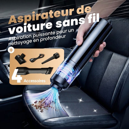 🎉-50% RÉDUCTION💖Aspirateur de voiture sans fil✅13000Pa, compact pour nettoyage intérieur