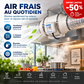 🔥‑50% Réduction ! Ventilateur de conduit pressurisé 💨 Débit puissant, installation facile, ventilation efficace pour maison ✨