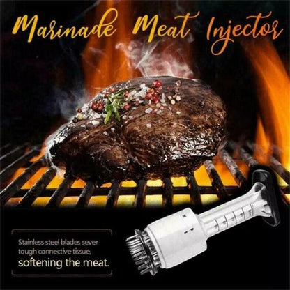 2 en 1 Attendrisseur et Injecteur à Marinade de Viande