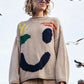 Joyeux dimanche-Pull en Tricot pour Femmes