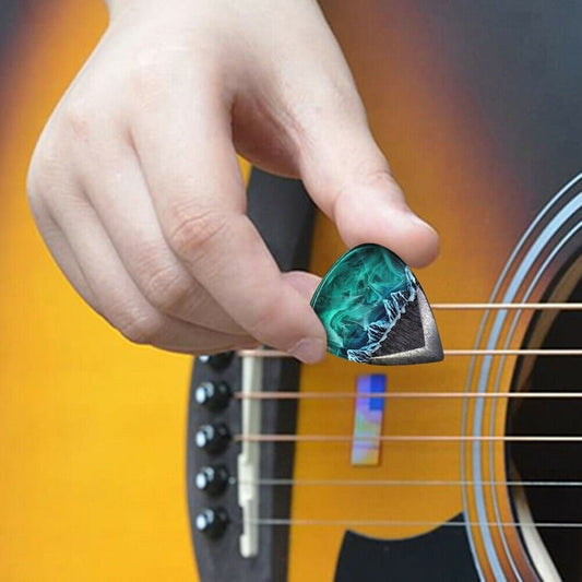 Médiator de Guitare Aurores Boréales - Meilleur cadeau pour les musiciens