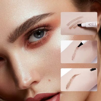 🔥ACHETEZ-EN 1, OBTENEZ-EN 1 GRATUIT 🔥Nouveau crayon à sourcils imperméable 2023 avec pointe micro-fourchette