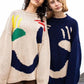 Joyeux dimanche-Pull en Tricot pour Femmes